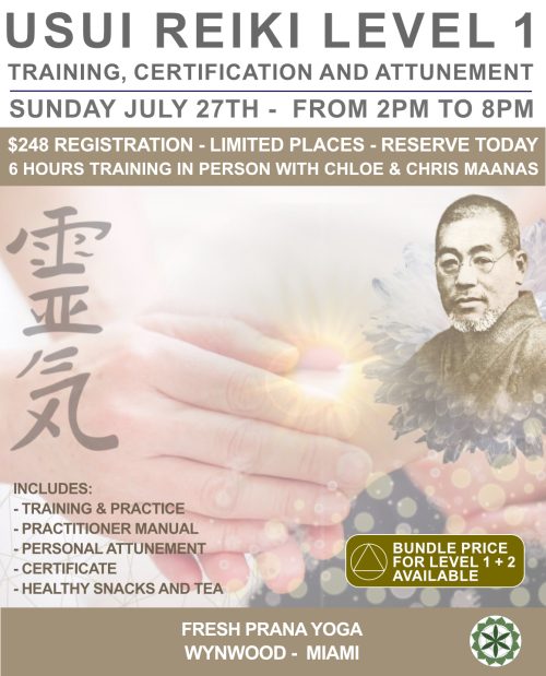 Fresh Prana Reiki 1 Training