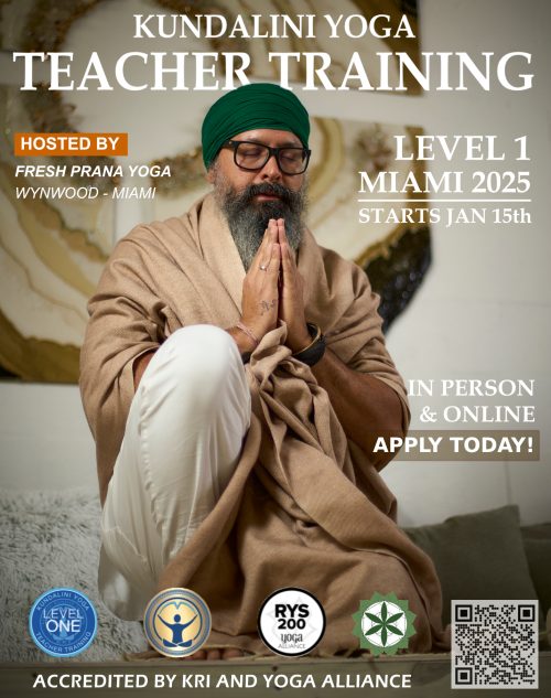 Kundalini Yoga Teacher Training Level 1 2025 Miami